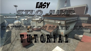 CS:GO / Nuke Easy Silo Jump + Catwalk on main Jump / Tutorial