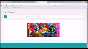 Joomla accordion gallery linking to Menu