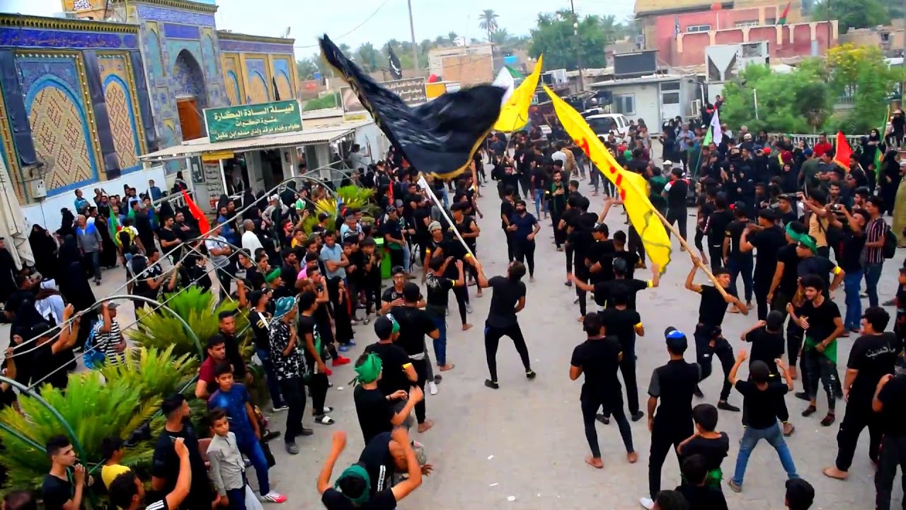 دخولية موكب قمر بني هاشم عليه السلام بغداد/حي النصر الى مقام اولاد مسلم عليهم السلام