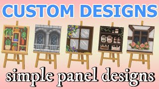 Simple Panels Custom Designs | Animal Crossing: New Horizons