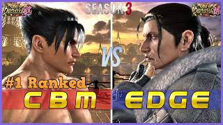 T8 S3 ▰ CBM (#1 Ranked Jin) Vs EDGE (High Ranked Dragunov) ▰ Tekken 8 High Level Gameplay