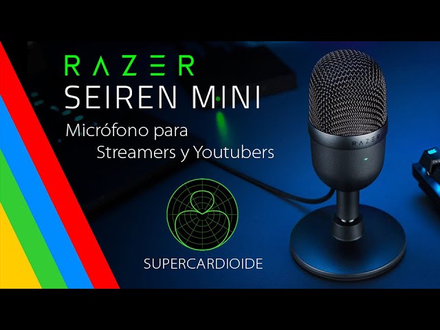 Micrófono RAZER Seiren Mini USB para Streamers y rs 