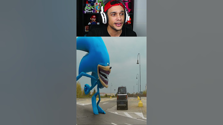 Encontrei o Shin Sonic na vida real! (Ele é TERRÍVEL 😱) #shorts