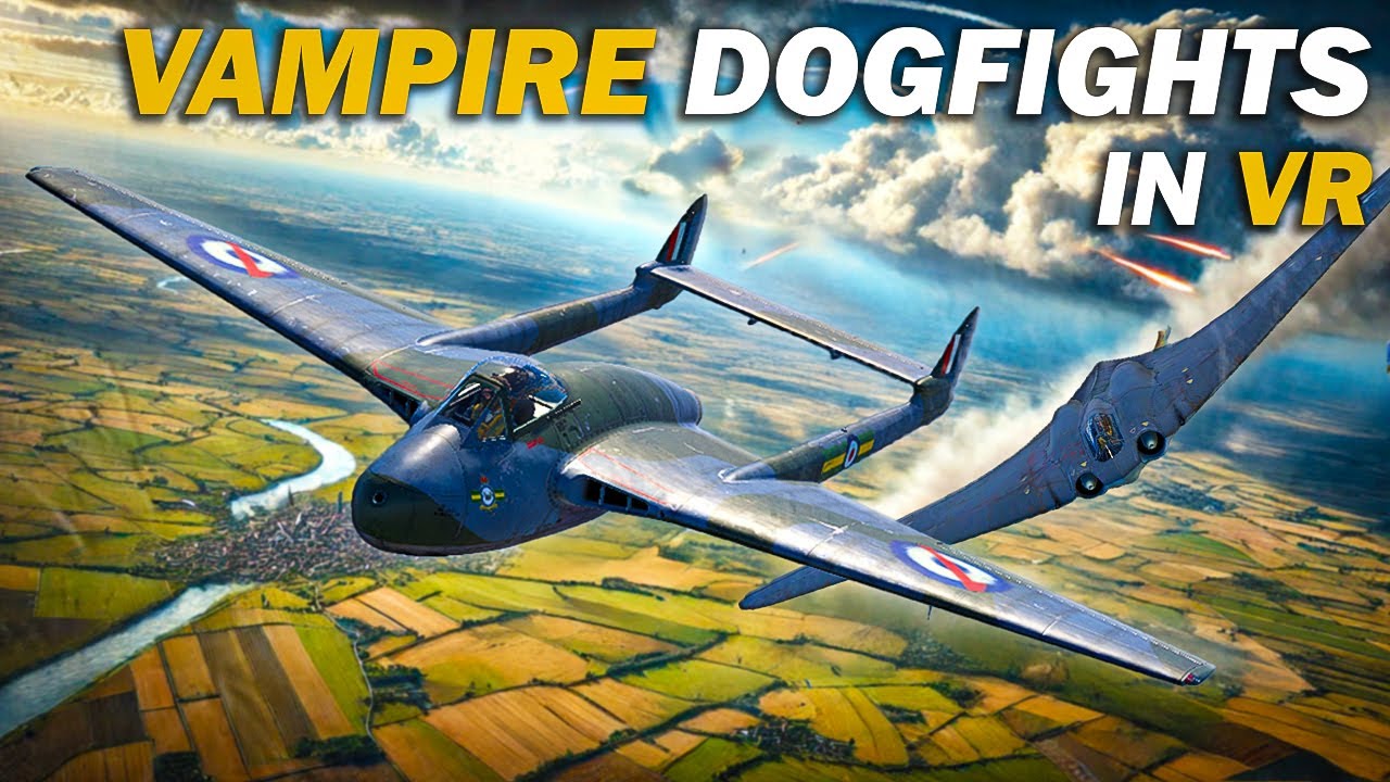 Satisfying Vampire Dogfights | Britain's Little Demon | War Thunder SIM