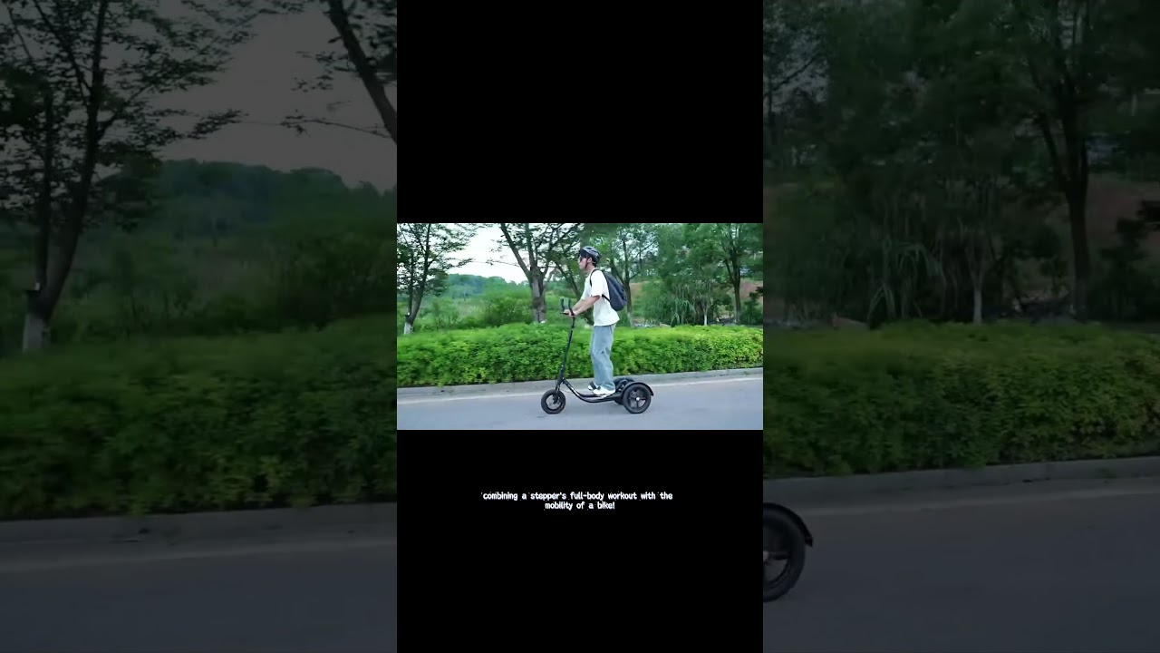 Full-Body Workout Meets Outdoor Riding | Stepper Fitness Bike