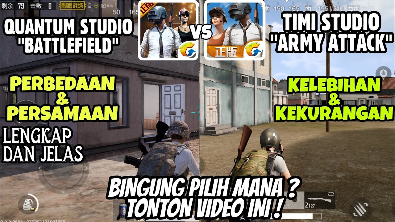 Perbedaan PUBG MOBILE Versi Timi Quantum I Kelebihan Kekurangan