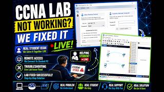 CCNA Lab Not Working Watch How We Fix It LIVE