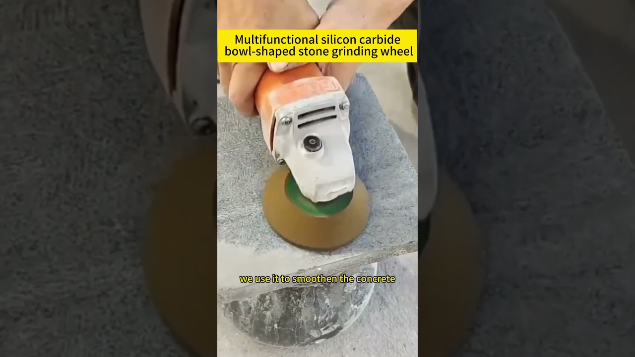 Multifunctional silicon carbide bowl-shaped stone grinding wheel 