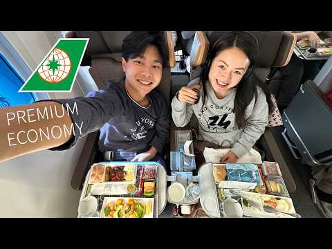 EVA Air NEW Premium Economy FEELS like Business Class // 787-9 Milan-Taipei