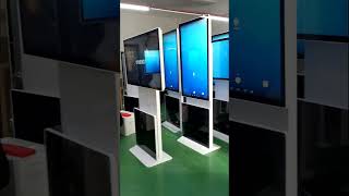 49inch 55inch capacitive touch screen rotating kiosk digital totem kiosk signage display lcd screen