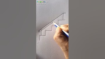 How to draw stairs #stepbystep #Howtodraw #stairs