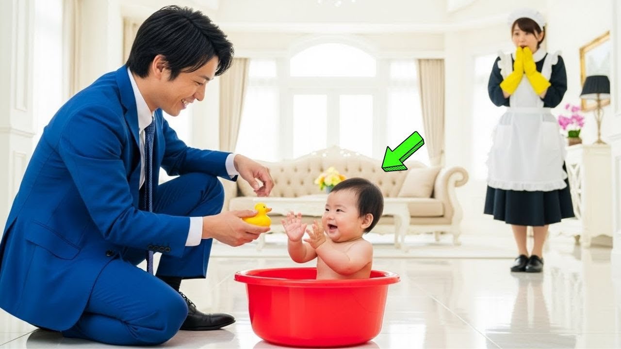 貧しい清掃員は、赤ん坊を連れて職場に出るしかなかった…… ところが、億万長者の会長がいつもより早く到着すると、彼女は凍りついた。