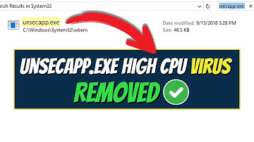 How to Remove Unsecapp.exe High CPU Virus