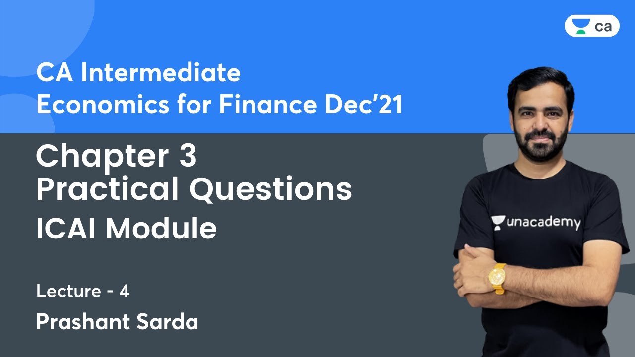 Icai Module Intermediate Chapter 3 Practical Questions | ICAI Module | Lec 4 | CA Intermediate ...