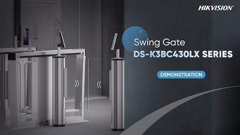 Swing Gate DS-K3BC430LX Series Demonstration