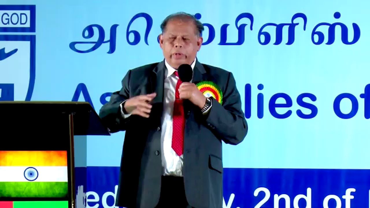 Rev. P S Rajamoni-UAE AG Good News Conference 2015