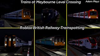 Trains At Maybourne Level Crossing Roblox British Railway Trainspotting 091125