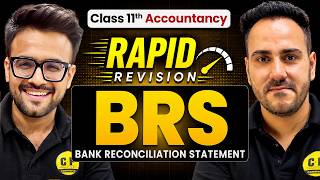 Class 11 Accountancy | BRS Bank Reconciliation Statement | Complete Rapid Revision 2026-27