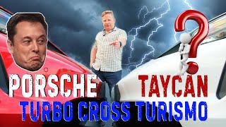 Длительный тест Porsche Taycan Turbo Cross Turismo. Чем он круче обычного Taycan? #taycan