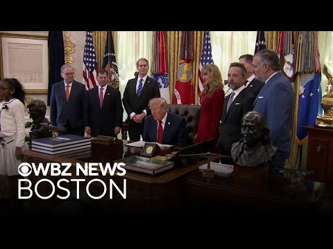 Trump touts automatic enrollment in savings accounts, returns to Texas for rally