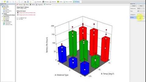 Battery Design Example in Design Expert (v. 11)