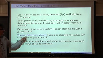Complexity of finitely generated residually finite groups (GGD/GEAR Seminar)