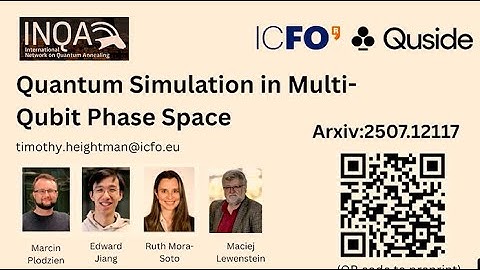 INQA Conference 2025: Tim Heightman - ICFO, Institute of Photonic Sciences