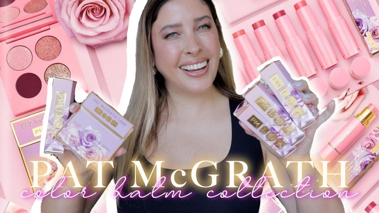 PAT McGRATH CREAM BLUSH & PASSION FLEUR EYESHADOW QUAD REVIEW and SWATCHES :  COLOUR BALM COLLECTION