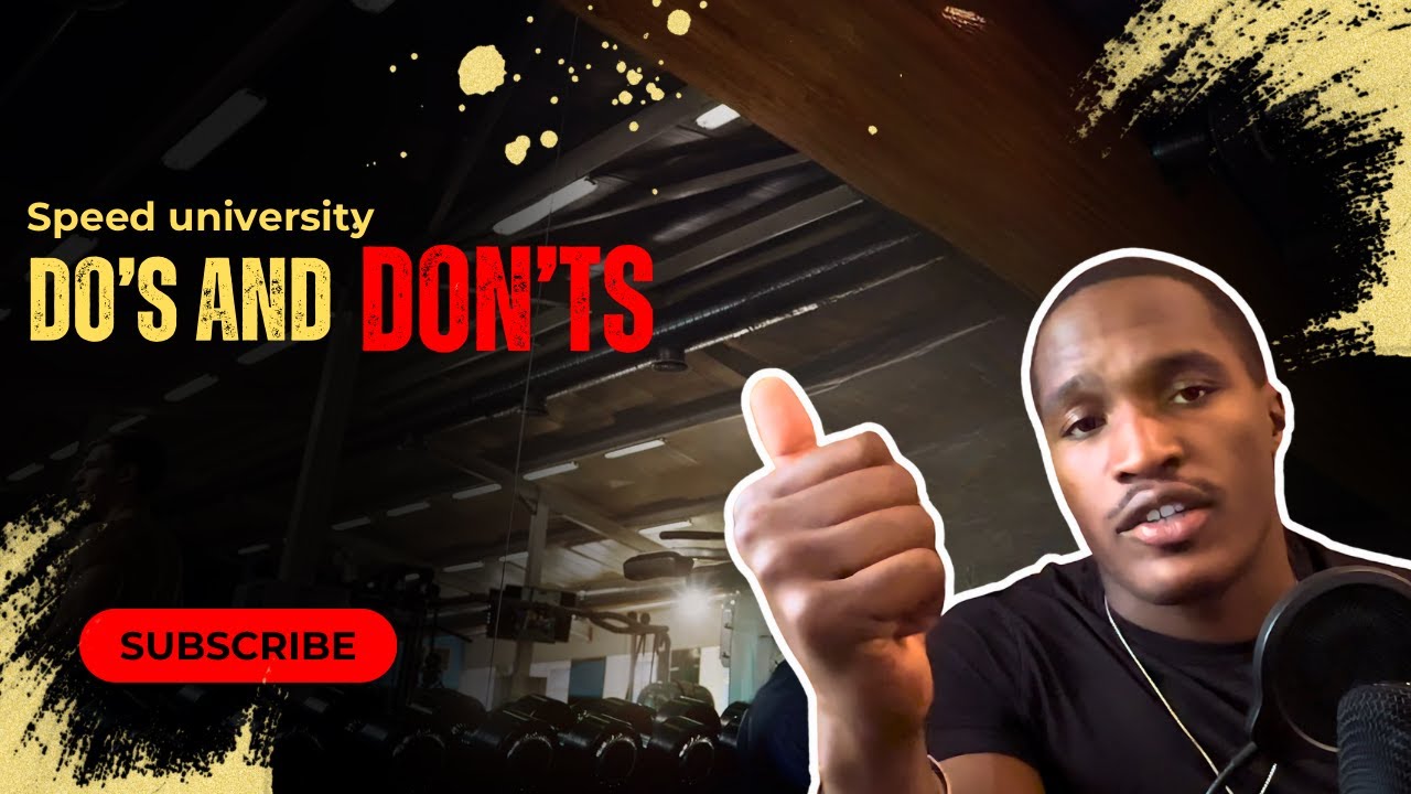 The Do's And Don't Of Nutrition for Sprinters | Speed University Exclusive