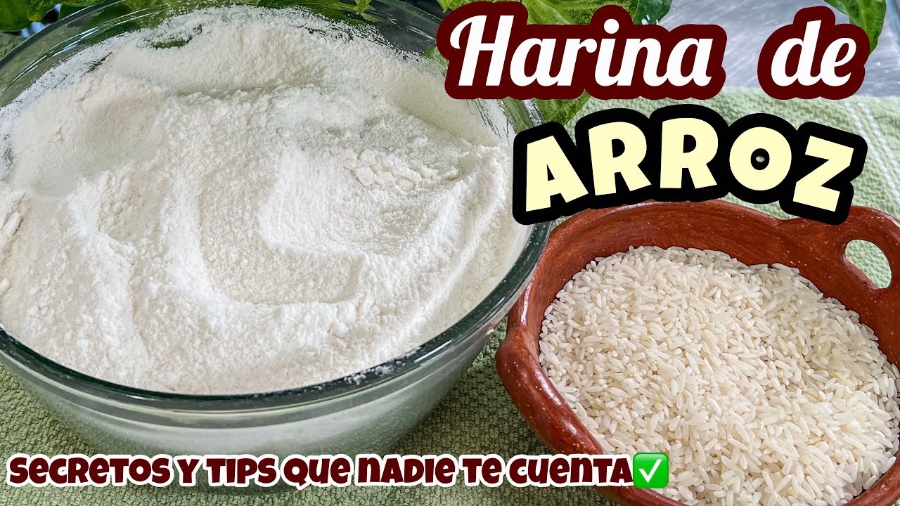 COMO HACER HARINA DE ARROZ EN CASA - Conoce todos los secretos para no arruinar tu licuadora