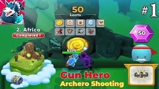 Adventure in Africa Lands Game Gun Hero Archero Shooting Part #1 screenshot 1