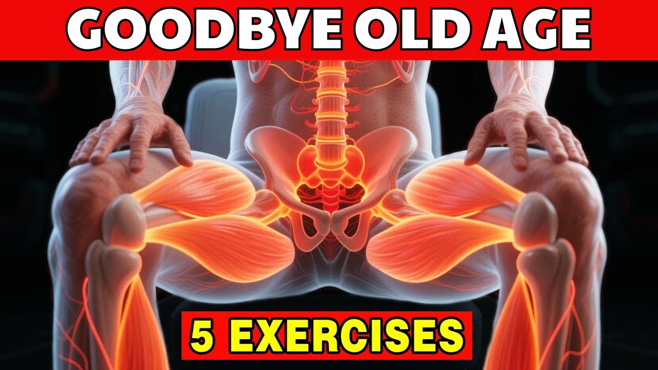 За 60? 5 простых упражнений на стуле для укрепления коленей!