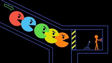 FUNNY COMPILATION - Pacman and Stickman Animation - ( FAN MADE )