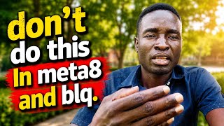 Don't do this in meta8 and what to do in blq platforms