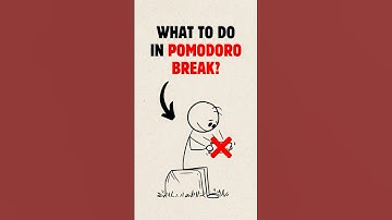 What To Do In POMODORO BREAK | Pomodoro Technique #shorts