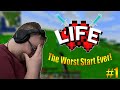 The Worst Start Ever! - Minecraft XLife [1]