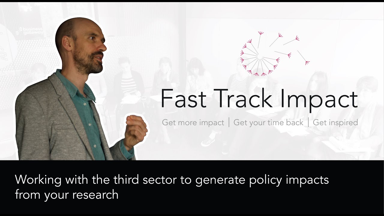 Working with the third sector to generate policy impacts from your research