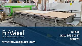 Centro di lavoro con piano NESTING - BIESSE - SKILL 1536 G FT - Ferwood Group - 008490