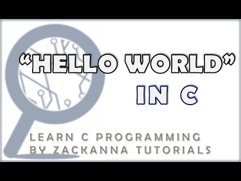 2 Hello World in C - YouTube