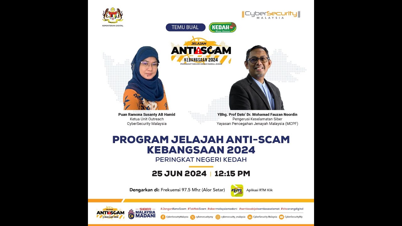 Skop Program Temu Bual I-SKOP: Program Jelajah Anti-Scam Kebangsaan 2024 Peringkat ...