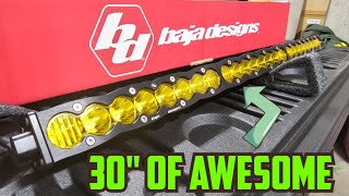 How To Install A BAJA DESIGNS Light Bar On A 2023 Nissan Frontier Pro-4x