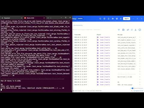 lesson10-Python Error Handling & Debugging: Harden a CSV Pipeline with try/except, & Atomic Writes