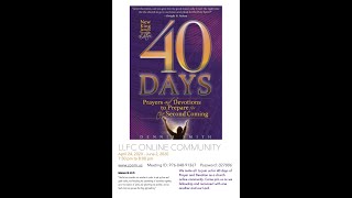 Day 1 - Two Works of the Holy Spirit
