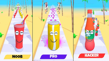 🥤 Juice Run – Noob vs Pro vs Hacker | Android iOS Gameplay All Levels Ep38 (2026)