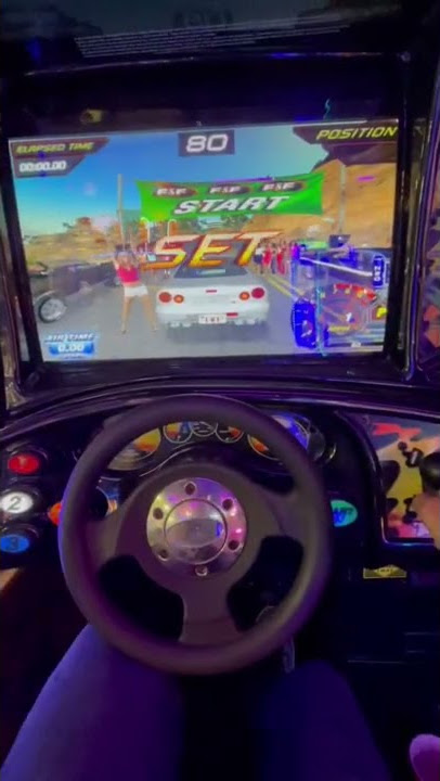 The Fast And The Furious arcade game #arcade #thefastandthefurious #paulwalker #r34 #nissan #gtr