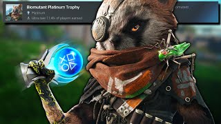 Biomutant's Platinum is KINDA PAINFUL