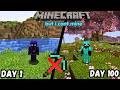 I Survived 100 Days in Minecraft But I Can’t Mine Any Ore