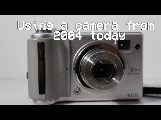 Using a 20 year old digicam for photos and video the Fuji Finepix