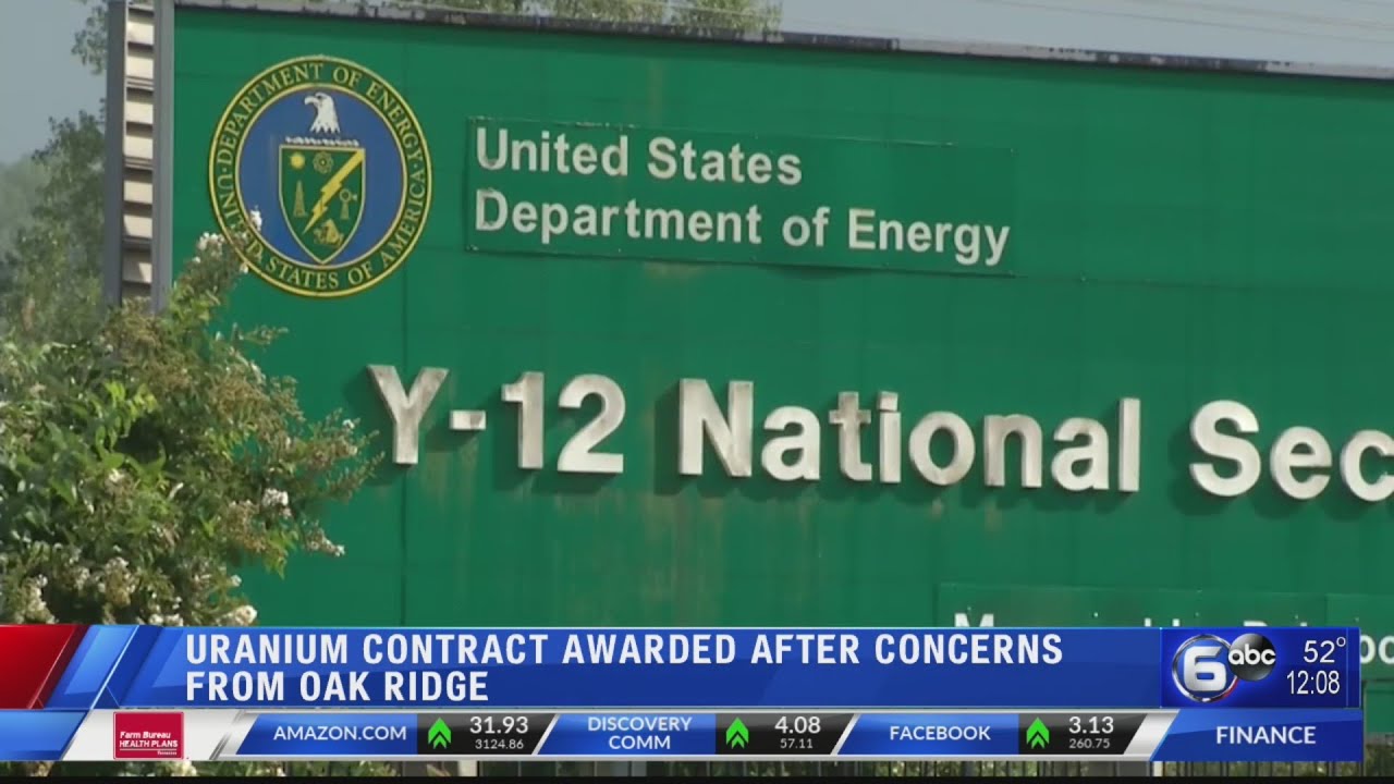 Y12 to be upgraded as East Tennessee company fulfills uranium purification contract YouTube