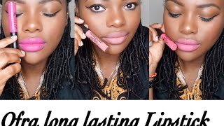 Ofra Long Lasting Liquid Lipstick / Swatches On Dark Skin